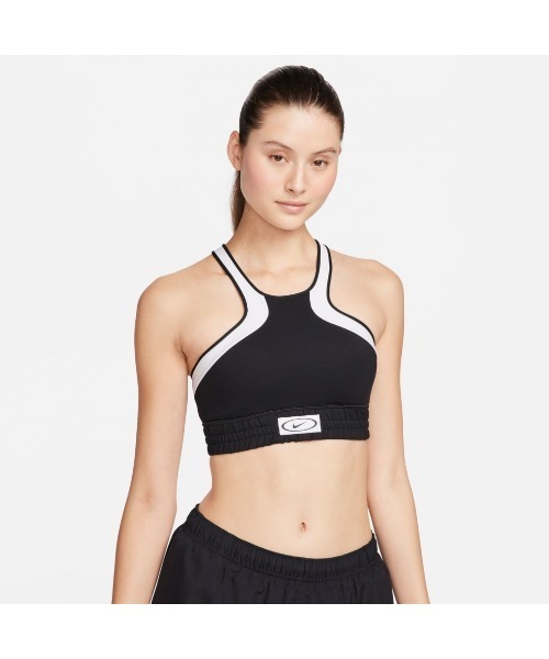 NIKE（ナイキ）の「《NIKEアパレル》ﾅｲｷ ｳｨﾒﾝｽﾞ DF HN CB ｼｰｽﾞﾅﾙ ﾌﾞﾗ（スポーツブラ・レディース・ブラック×ホワイト・XL/L/M/S/XS）」の5枚目の写真