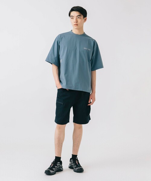 BEAMS HEART(ビームスハート)の「【ユニセックス】テック ショートスリーブ ビッグ Tシャツ(吸水速乾・ストレッチ・水陸両用)(Tシャツ/カットソー・メンズ・ブルー/ホワイト・LARGE/MEDIUM/SMALL)」の6枚目の写真