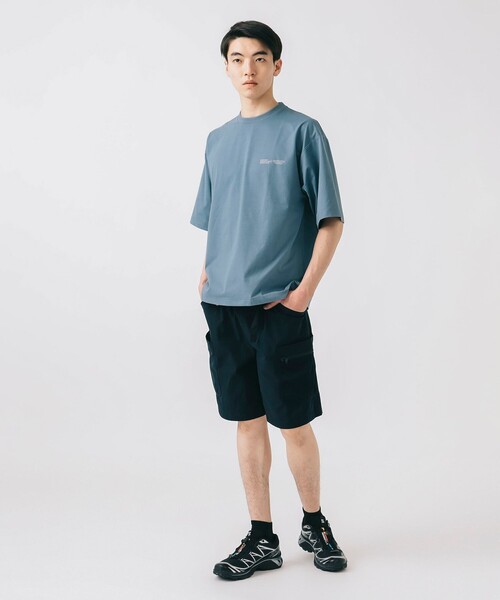 BEAMS HEART(ビームスハート)の「【ユニセックス】テック ショートスリーブ ビッグ Tシャツ(吸水速乾・ストレッチ・水陸両用)(Tシャツ/カットソー・メンズ・ブルー/ホワイト・LARGE/MEDIUM/SMALL)」の7枚目の写真