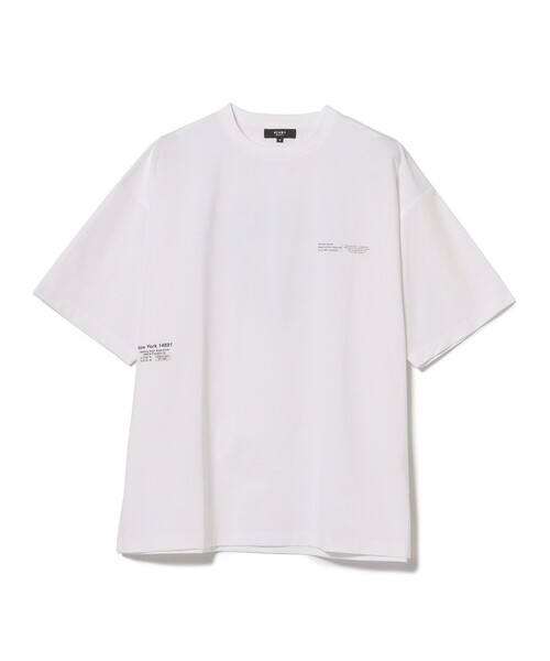 BEAMS HEART(ビームスハート)の「【ユニセックス】テック ショートスリーブ ビッグ Tシャツ(吸水速乾・ストレッチ・水陸両用)(Tシャツ/カットソー・メンズ・ブルー/ホワイト・LARGE/MEDIUM/SMALL)」の18枚目の写真