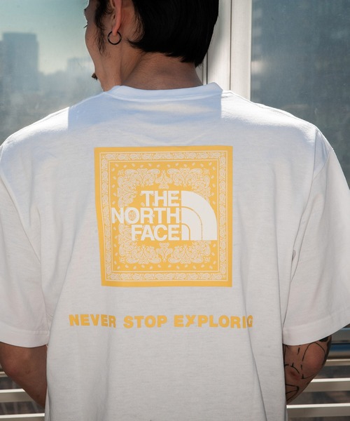 THE NORTH FACE S/S Bandana Square Logo Tee / ザ・ノース
