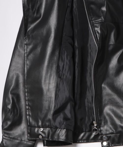 B.I.D.（ビーアイディー）の「ダブルライダースジャケット（ライダースジャケット・レディース・ブラック・FREE）」の4枚目の写真