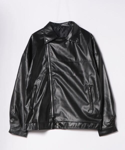 B.I.D.（ビーアイディー）の「ダブルライダースジャケット（ライダースジャケット・レディース・ブラック・FREE）」の3枚目の写真