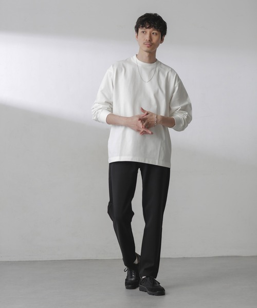 NANO universe（ナノユニバース）の「ストレッチポンチテーパード5Pパンツ（その他パンツ・メンズ・ベージュ/ブラック・L/M/S/XL）」の4枚目の写真