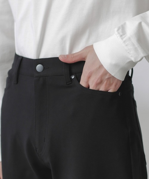 NANO universe（ナノユニバース）の「ストレッチポンチテーパード5Pパンツ（その他パンツ・メンズ・ベージュ/ブラック・L/M/S/XL）」の18枚目の写真