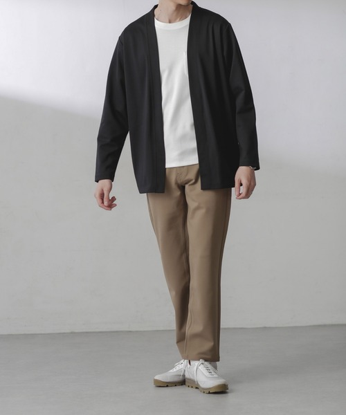 NANO universe（ナノユニバース）の「ストレッチポンチテーパード5Pパンツ（その他パンツ・メンズ・ベージュ/ブラック・L/M/S/XL）」の9枚目の写真