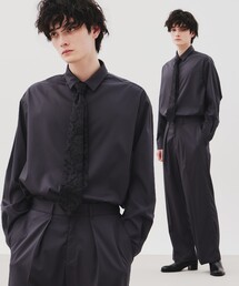 ◆ネクタイ付きシャツセットアップ