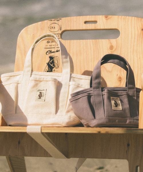 COBMASTER(コブマスター)の「【COBMASTER/コブマスター】CANVAS DESERT TOTE M(トートバッグ・メンズ・オフホワイト/チャコールグレー・FREE)」の9枚目の写真