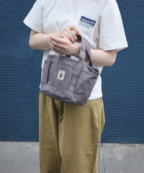 COBMASTER(コブマスター)の「【COBMASTER/コブマスター】CANVAS DESERT TOTE M(トートバッグ・メンズ・オフホワイト/チャコールグレー・FREE)」の12枚目の写真