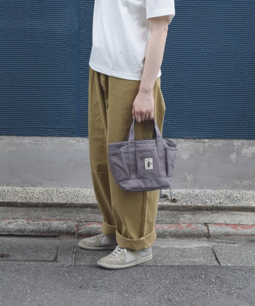 COBMASTER(コブマスター)の「【COBMASTER/コブマスター】CANVAS DESERT TOTE M(トートバッグ・メンズ・オフホワイト/チャコールグレー・FREE)」の13枚目の写真