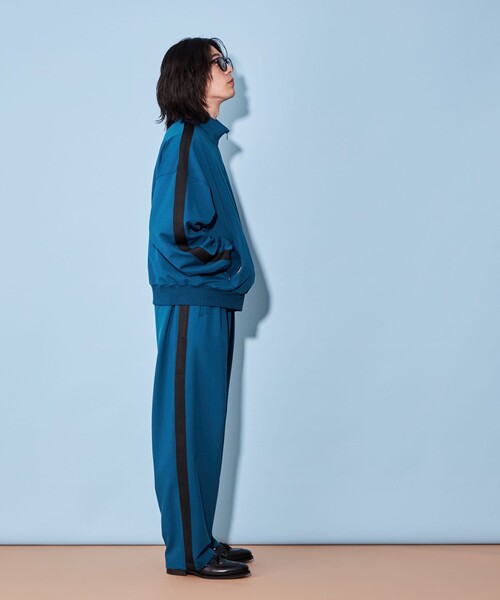 CITEN(シテン)の「<CITEN>トラック ジャケット(スウェット・メンズ・グレー/オレンジ/コバルトブルー・S/M/L)」の8枚目の写真