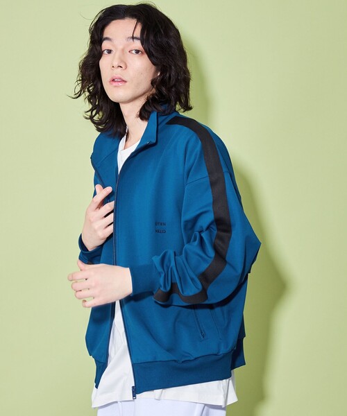 CITEN(シテン)の「<CITEN>トラック ジャケット(スウェット・メンズ・グレー/オレンジ/コバルトブルー・S/M/L)」の10枚目の写真