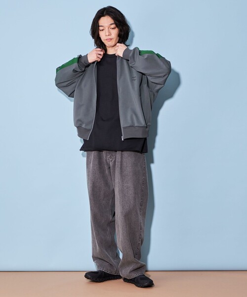 CITEN(シテン)の「<CITEN>トラック ジャケット(スウェット・メンズ・グレー/オレンジ/コバルトブルー・S/M/L)」の14枚目の写真