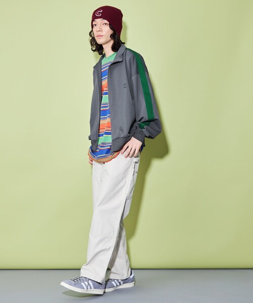 CITEN(シテン)の「<CITEN>トラック ジャケット(スウェット・メンズ・グレー/オレンジ/コバルトブルー・S/M/L)」の18枚目の写真