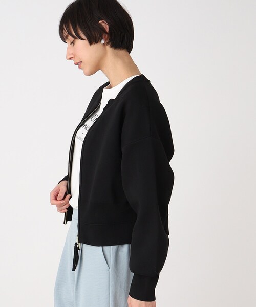 THE SHOP TK (ザ ショップ ティーケー )の「◆【ダブルジップ】スポンディッシュカーデ/洗濯機OK(カーディガン/ボレロ・レディース・アイボリー/ブラック/ピンク系・12/13)」の16枚目の写真