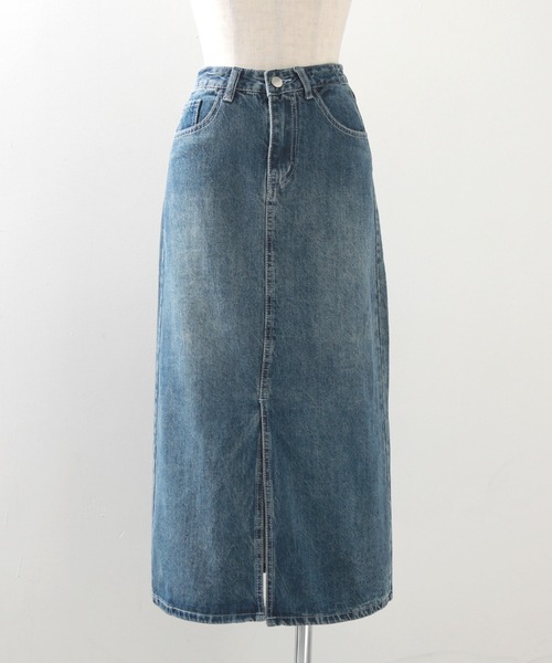 Cheek（チーク）の「デニムタイトスカート（デニムスカート・レディース・サックスブルー/ブルー・SMALL/MEDIUM）」の13枚目の写真