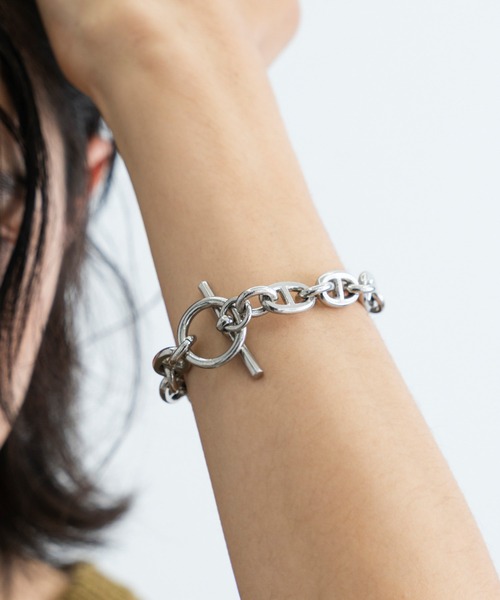 JUNRED（ジュンレッド）の「ital. from JUNRed / anchor chain bracelet（ブレスレット・メンズ・シルバー・FREE）」の3枚目の写真