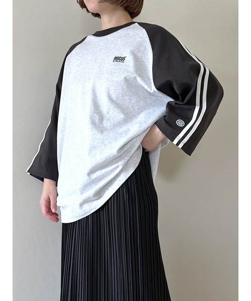 LEPSIM（レプシィム）の「【DISCUS／ディスカス】ラグランカット　106995（Tシャツ/カットソー・レディース・ブラック/ブルー/レッド・FREE）」の9枚目の写真