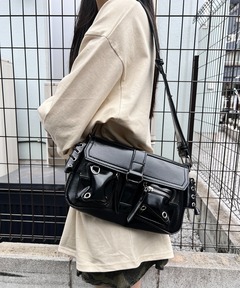 【GANNI】Bucky リサイクルナイロン スモール バックパック GANNI Bucky Backpack Small（バックパック/リュック）｜GANNI