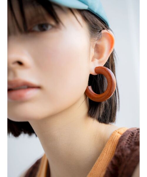 A.P.C. フープピアス バングル セット Diliraba】サージカルステンレス ミニフープピアスセット C