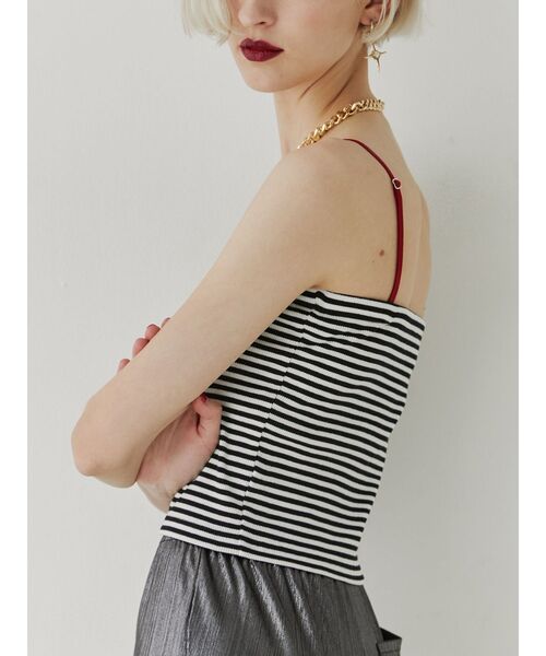 jouetie（ジュエティ）の「マルチWAYチューブトップ（キャミソール・レディース・ブラック/ブラウン/オフホワイト/その他1・MEDIUM）」の8枚目の写真