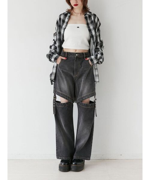 jouetie（ジュエティ）の「マルチWAYチューブトップ（キャミソール・レディース・ブラック/ブラウン/オフホワイト/その他1・MEDIUM）」の16枚目の写真