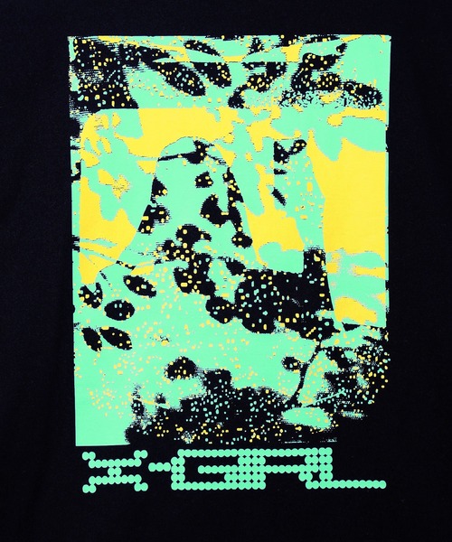 X-girl（エックスガール）の「FAINT PRINTED S/S TEE DRESS（ワンピース・レディース・ブラック/ホワイト/ベージュ・S/M）」の9枚目の写真