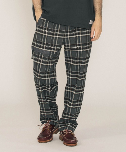 SILAS（サイラス）の「PLAID ZIPPER POCKET PANTS（その他パンツ・メンズ・チャコール/ベージュ・M/L/XL）」の3枚目の写真
