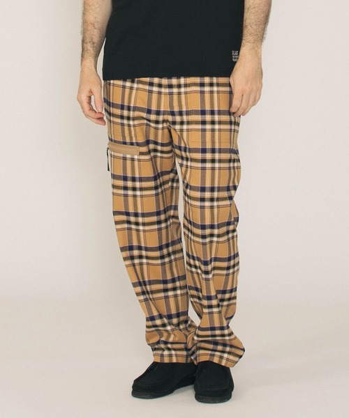 SILAS（サイラス）の「PLAID ZIPPER POCKET PANTS（その他パンツ・メンズ・チャコール/ベージュ・M/L/XL）」の4枚目の写真