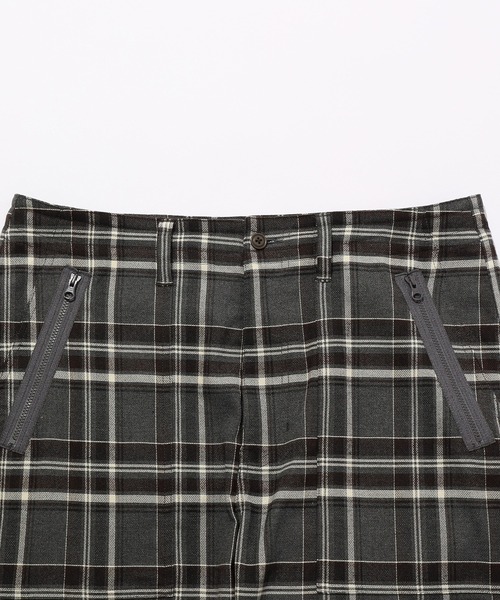 SILAS（サイラス）の「PLAID ZIPPER POCKET PANTS（その他パンツ・メンズ・チャコール/ベージュ・M/L/XL）」の10枚目の写真