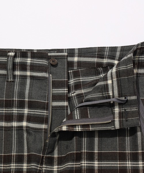 SILAS（サイラス）の「PLAID ZIPPER POCKET PANTS（その他パンツ・メンズ・チャコール/ベージュ・M/L/XL）」の12枚目の写真