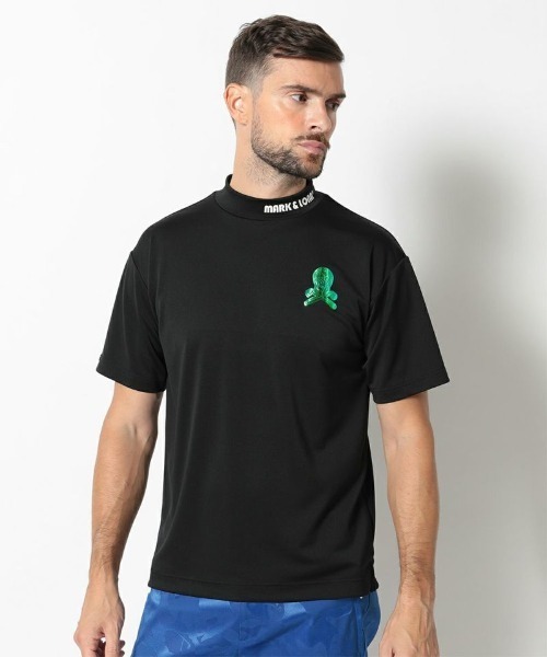 MARK & LONA(マークアンドロナ)の「Ewing Mock Neck Tee | MEN(Tシャツ/カットソー・メンズ・ブラック/ホワイト/ライム/ブルー・50/46/48)」の3枚目の写真