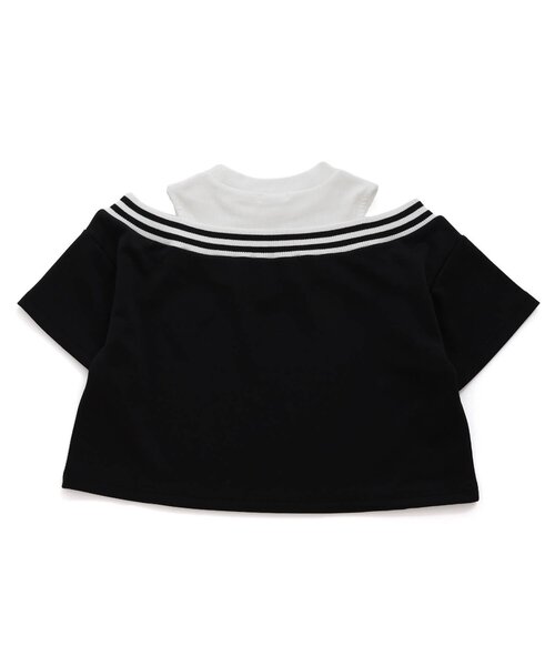 algy（アルジー）の「【ACTIVE】吸水速乾ラインリブトップス（Tシャツ/カットソー・キッズ・ブラック/アイボリー/ライム・SMALL/X-SMALL/XXX-SMALL/XX-SMALL/MEDIUM）」の7枚目の写真