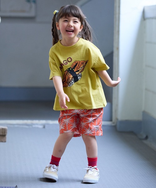 BIG FIELD（ビッグフィールド）の「総柄メッシュショートパンツ（80～150cm）（その他パンツ・キッズ・チャコール/オレンジ/マルチ/ライトブルー・150/140/130/120/110/100/95/90/80）」の8枚目の写真