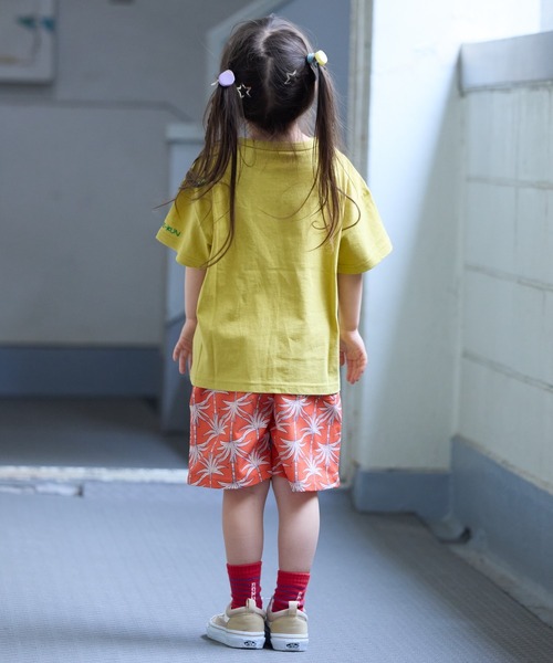 BIG FIELD（ビッグフィールド）の「総柄メッシュショートパンツ（80～150cm）（その他パンツ・キッズ・チャコール/オレンジ/マルチ/ライトブルー・150/140/130/120/110/100/95/90/80）」の16枚目の写真