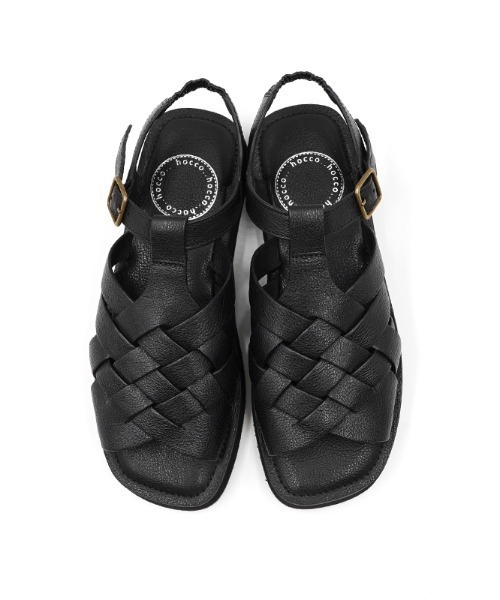 Piedi Nudi(ピエディヌーディ)の「hocco/ホッコ 編み込みベルト レザーフラットサンダル(サンダル・レディース・アイボリー/ダークブラウン/ブラック・22.5cm/24.0cm/23.5cm/23.0cm/24.5cm)」の7枚目の写真