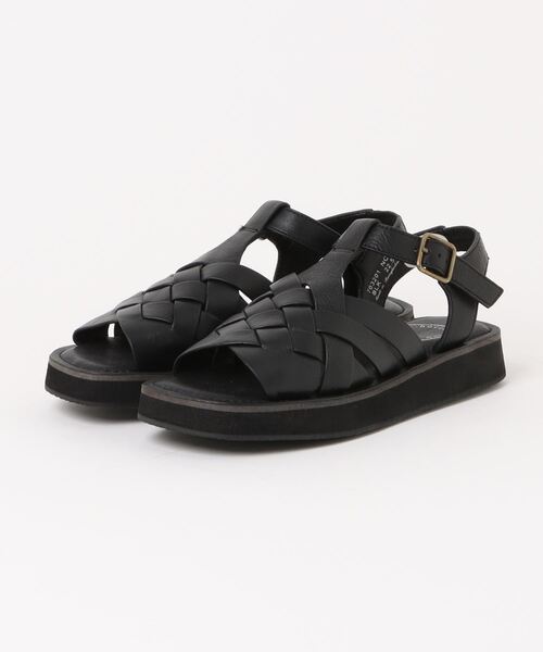 Piedi Nudi(ピエディヌーディ)の「hocco/ホッコ 編み込みベルト レザーフラットサンダル(サンダル・レディース・アイボリー/ダークブラウン/ブラック・22.5cm/24.0cm/23.5cm/23.0cm/24.5cm)」の5枚目の写真