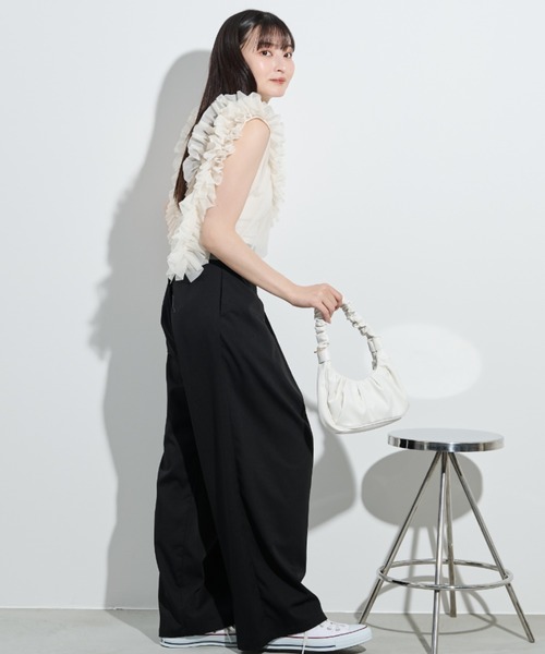syell-raffine チュールシアートップス syell-raffine チュールシアートップス チュールシアートップス