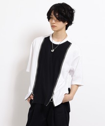 ZIPPED LOGO Tシャツ