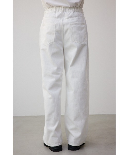 AZUL by moussy（アズールバイマウジー）の「AZUL DENIM ハイウエストワイドパンツ（デニムパンツ・メンズ・ホワイト/ブルー・FREE）」の7枚目の写真