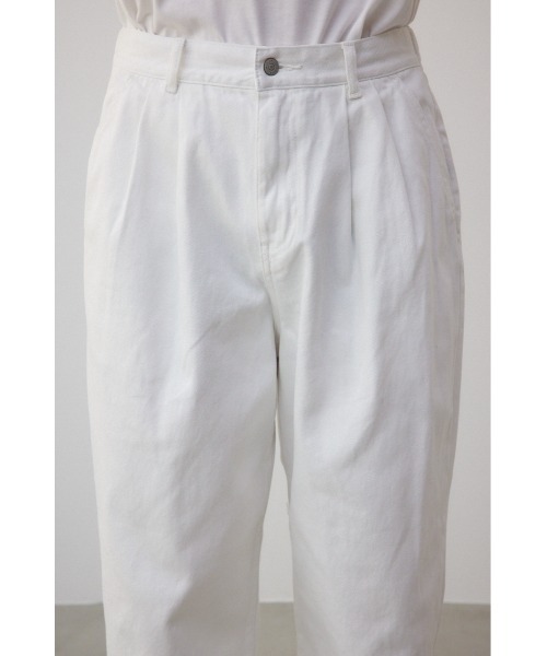 AZUL by moussy（アズールバイマウジー）の「AZUL DENIM ハイウエストワイドパンツ（デニムパンツ・メンズ・ホワイト/ブルー・FREE）」の6枚目の写真