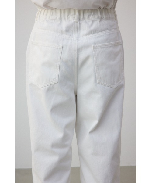 AZUL by moussy（アズールバイマウジー）の「AZUL DENIM ハイウエストワイドパンツ（デニムパンツ・メンズ・ホワイト/ブルー・FREE）」の5枚目の写真