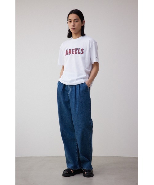AZUL by moussy（アズールバイマウジー）の「AZUL DENIM ハイウエストワイドパンツ（デニムパンツ・メンズ・ホワイト/ブルー・FREE）」の19枚目の写真