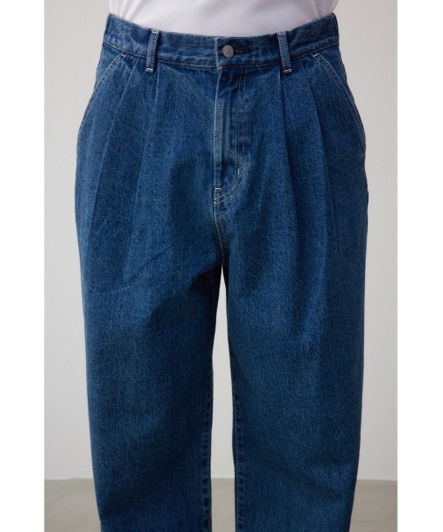 AZUL by moussy（アズールバイマウジー）の「AZUL DENIM ハイウエストワイドパンツ（デニムパンツ・メンズ・ホワイト/ブルー・FREE）」の15枚目の写真