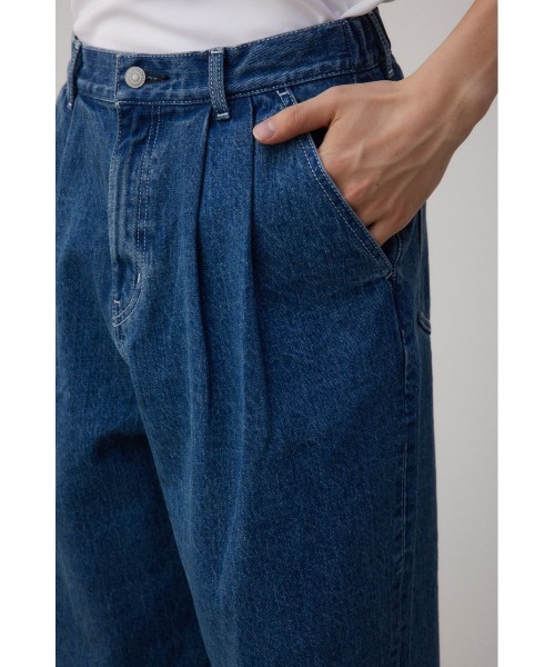 AZUL by moussy（アズールバイマウジー）の「AZUL DENIM ハイウエストワイドパンツ（デニムパンツ・メンズ・ホワイト/ブルー・FREE）」の13枚目の写真