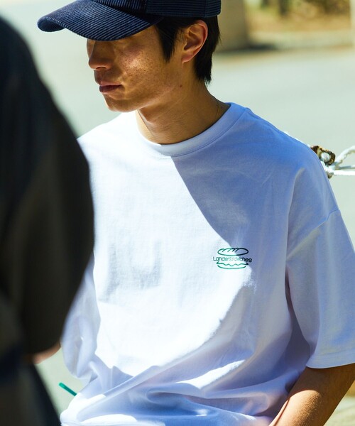 FREAK'S STORE(フリークスストア)の「限定展開 LANDER SANDWICHES×FREAK'S STORE/ランダー 別注 ビッグシルエット バックプリント クルーネックTシャツ(Tシャツ/カットソー・メンズ・チャコールグレー/グリーン/ホワイト/グレー・SMALL/MEDIUM/LARGE/X-LARGE)」の12枚目の写真