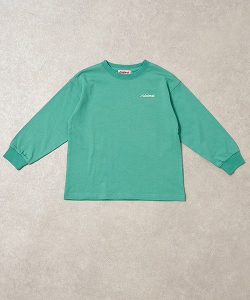 minimal（ミニマル）の「【撥水】バックプリント長袖Tシャツ（Tシャツ/カットソー・キッズ・ベビーピンク/ホワイト系/ホワイト/サックスブルー/グリーン・100cm/130cm/140cm/120cm/110cm）」の3枚目の写真