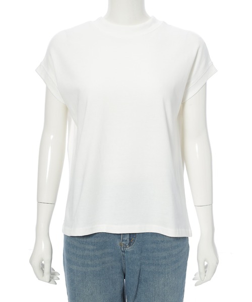 Edit Sheen(エディットシーン)の「ヘビーウェイト袖リブTシャツ(Tシャツ/カットソー・レディース・ホワイト/ブラック/チャコールグレー・M)」の16枚目の写真