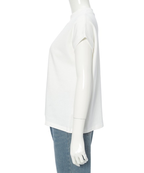 Edit Sheen(エディットシーン)の「ヘビーウェイト袖リブTシャツ(Tシャツ/カットソー・レディース・ホワイト/ブラック/チャコールグレー・M)」の15枚目の写真