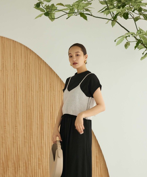 Edit Sheen(エディットシーン)の「ヘビーウェイト袖リブTシャツ(Tシャツ/カットソー・レディース・ホワイト/ブラック/チャコールグレー・M)」の21枚目の写真